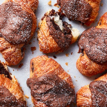 Brownie Batter Croissants croissants with chocolate