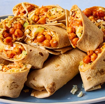 Buffalo Ranch Chickpea Wraps buffalo ranch chickpea wraps