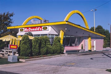McDonald's, Route 11, Birmingham, Alabama, USA, John Margolies Roadside America Photograph Archive, 1980