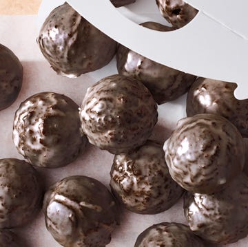 Copycat Dunkin' Chocolate Munchkins copycat dunkin' glazed chocolate munchkins