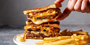 copycat steak n shake frisco melt with fries