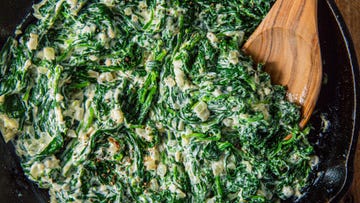 creamed spinach