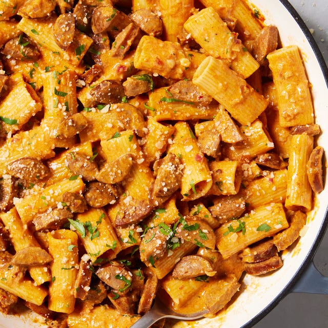 Creamy Chorizo Pasta creamy tomato pasta with chorizo