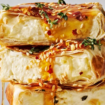 Crispy Feta Pockets crispy feta pockets drizzled with honey