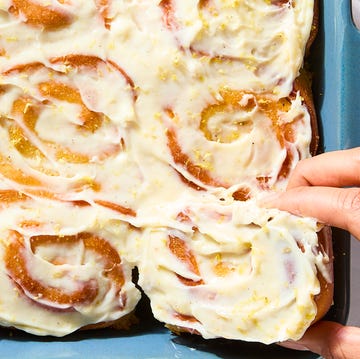 Lemon Rolls pillowy soft rolls stuffed with a lemon curd filling studded with ground cardamom and freshly grated ginger, and topped with fluffy cream cheese frosting