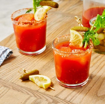 Dill Pickle Bloody Marys - Delish.com dill pickle bloody marys delishcom