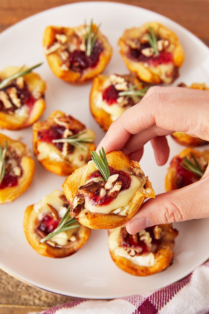 Cranberry Brie Bites - Delish.com cranberry brie bites