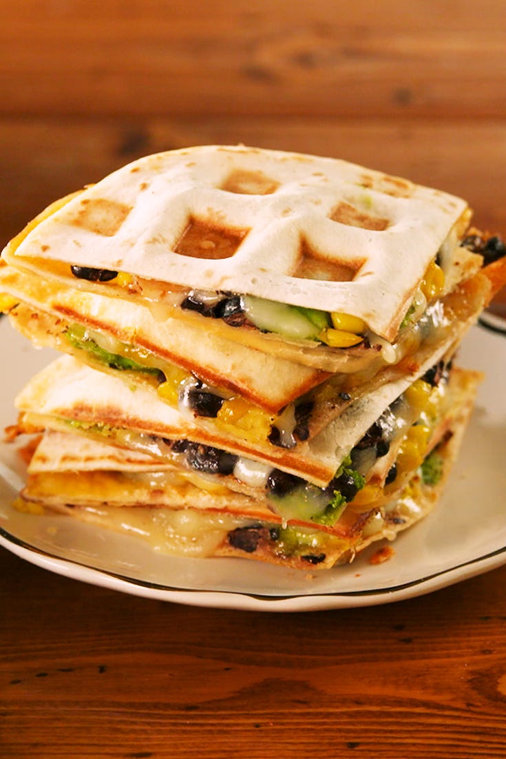 waffled quesadilla waffled quesadilla