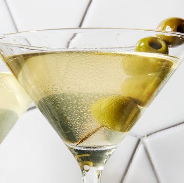 Dirty Martini martini with olives