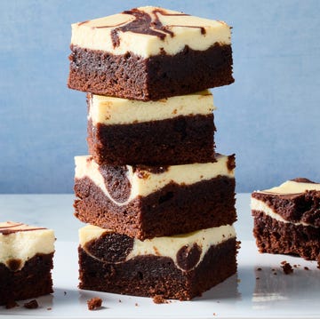 High-Protein Cottage Cheese Cheesecake Brownies brownies with a cottage cheese cheesecake swirl