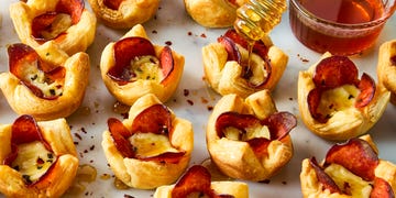 Hot Honey Pepperoni Brie Bites hot honey pepperoni brie bites
