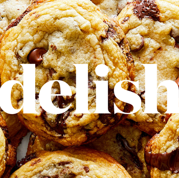 delish over some cookies in the background delish over some cookies in the background