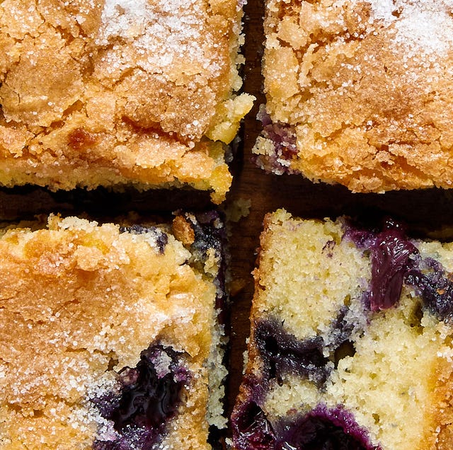 Lemon Blueberry Breakfast Cake lemon blueberry breakfast cake topped with sugar