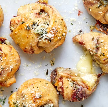 Naughty Knots filled with cranberry sauce and brie naughty knots filled with cranberry sauce and brie