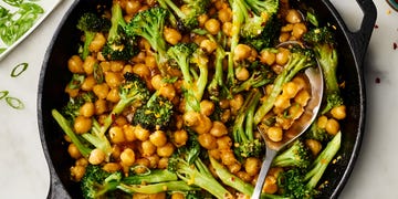 One-Pan Orange Chickpeas & Broccoli one pan orange chickpeas and broccoli