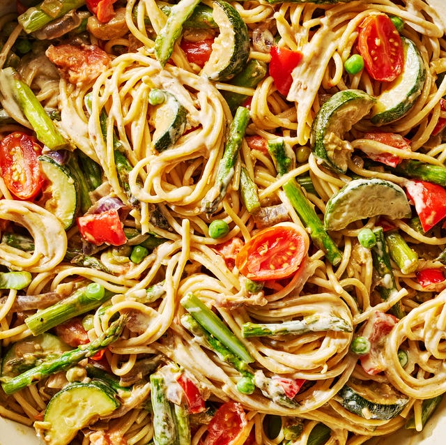 Pasta Primavera pasta primavera with asparagus, zucchini, tomatoes