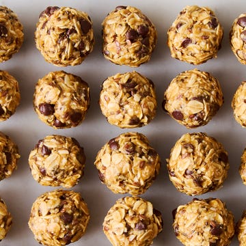Peanut Butter Protein Balls peanut butter protein balls with chocolate chips