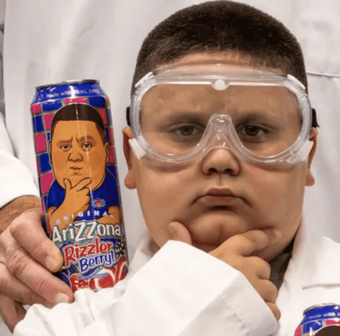 the rizzler AriZona iced tea the rizzler arizona iced tea