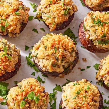 Stuffed Mushrooms stuffed mushrooms with breadcrumbs