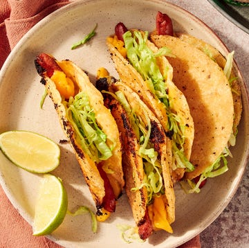 Tacos De Soto corn tortillas filled with hot dogs and cheese