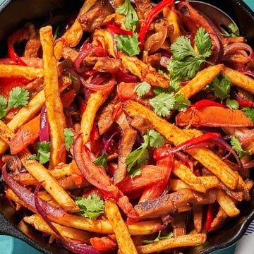 Vegan Lomo Saltado seitan lomo saltado