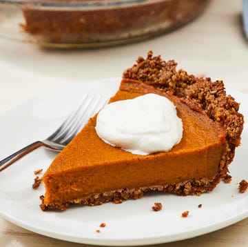 Vegan Pumpkin Pie vegan pumpkin pie topped with vegan whipped cream