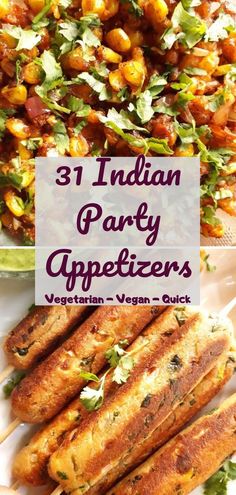 Easy Desi Appetizers, Indian Appetizers For Party Easy, Vegan Indian Appetizers, Indian Appetizers For Potluck, Indian Veggie Appetizers For Party, Indian Party Appetizers, Make Ahead Indian Appetizers, Indian Veg Appetizers For Party, Indian Appetizers For Party