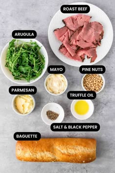 the ingredients to make this recipe include meat, potatoes, spinach, pine nuts, parmesan, salt and black pepper