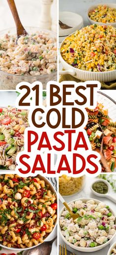 Cold Pasta Salad Recipes – Take your BBQ to another level with these easy, delicious and simple to serve cold pasta salad recipes! From a classic Italian pasta salad, to bacon ranch pasta salad, here’s something for every taste! Cold pasta salad italian dressing, healthy cold pasta salad recipes, simple pasta salad, easy cold pasta salad recipes, summer pasta salads, bbq side dishes, cold make ahead picnic salads for a crowd, cream pasta salad with mayo.