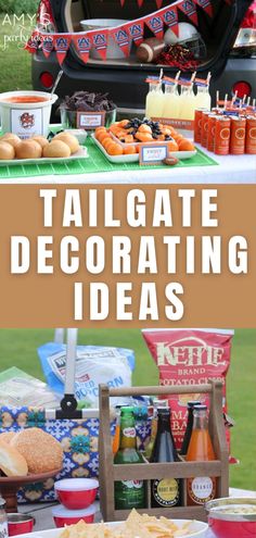 tailgate decorating ideas for an outdoor party