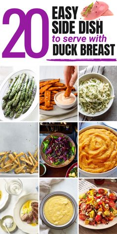 20 easy side dish to serve with duck breast