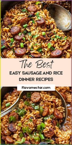 the best easy sausage and rice dinner recipes