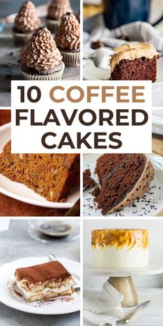 10 delicious coffee flavored cake recipes to bake for the coffee lover in your life. From mocha cake to coffee cookies and mocha cupcakes, these delicous coffee cake recipes are easy to make at home | Coffee recipes | Cooking with coffee Coffee Flavor Cake Recipes, Coffee Flavored Cake Recipes, Recipes With Coffee, Coffee Flavored Cake, Homemade Baked Goods With Coffee, Coffee Cake With Mocha Flavor, Espresso Flavored Cake Ideas, Coffee Flavoured Cake Recipes, Mocha Cakes