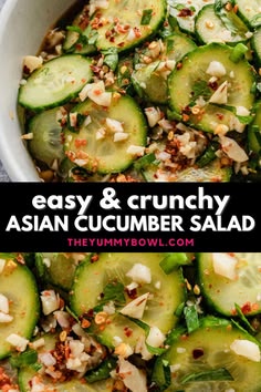 Zesty Asian Cucumber Salad Recipe, Spicy Asian Side Dish, Asian Cucumber Onion Salad, Easy Spicy Cucumber Salad, Addictive Asian Inspired Cucumber Recipe, Asian Cucumber Side Dish, Tangy Asian Cucumber Salad, Crispy Asian Cucumber Salad, Easy Asian Inspired Cucumber Salad