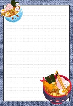 Sushi-themed Patterned Paper, Printable Food-themed Stationery, Sushi Themed Blank Lined Notepad, Monkey-themed Lined Paper, Fruit Lined Paper Printable, Fruit-themed Lined Paper, Panda-themed Lined Paper, Cute Panda-themed Lined Paper, Japanese Letter Writing Template