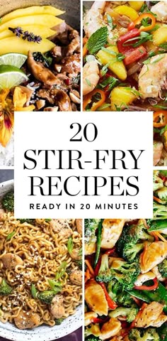 20 stir fry recipes ready in 20 minutes