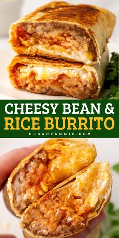 These cheesy bean and rice burritos are fast, filling, and full of flavor. Perfect for meal prep or weeknight dinners—no fancy ingredients required!