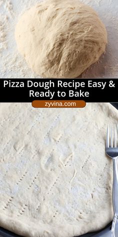 pizza dough recipe easy and ready to bake