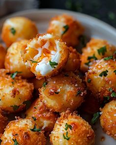 some food is on a white plate with parmesan cheese and seasoning sprinkles