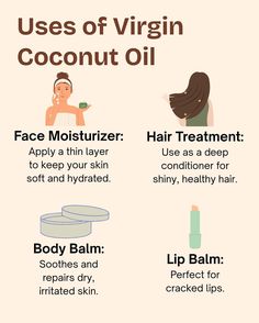 🌿✨ Virgin Coconut Oil: The Natural Skincare Essential ✨🌿  From moisturizing your skin to nourishing your hair, Virgin Coconut Oil is a powerhouse ingredient that has stood the test of time. With its rich blend of vitamins, antioxidants, and essential fatty acids, it’s no wonder this oil has been used for centuries to promote healthy, radiant skin.  At Primitive Brood, we believe in using only the purest, most effective ingredients. That’s why we incorporate 100% Virgin Coconut Oil in every ja... Coconut Oil As Moisturizer, Coconut Oil Face Moisturizer, Coconut Oil Skincare Tips, Coconut Oil Dry Skin, Coconut Oil For Beauty, Virgin Coconut Oil Benefits, Coconut Oil Skin Benefits, Virgin Coconut Oil Benefits Skin Care, Diy Anti Aging Cream