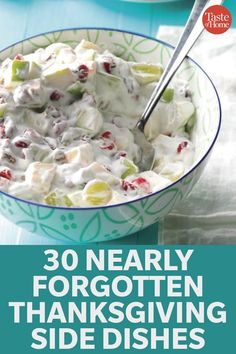 35 Nearly Forgotten Thanksgiving Side Dishes, Old Fashioned Thanksgiving Side Dishes, Thanksgiving Side Dish Ideas, Thanksgiving Side Dishes, Traditional Thanksgiving Side Dishes, Cold Dinner Sides, Cold Holiday Side Dishes, Crockpot Side Dishes Thanksgiving, Thanksgiving Day Side Dishes