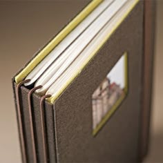 an open book sitting on top of a table