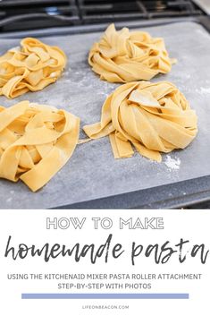how to make homemade pasta in the oven