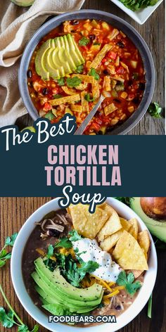Best Chicken Tortilla Soup for Sunday Dinner