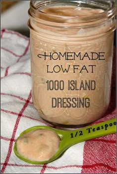 Homemade Low Fat 1000 Island Dressing #SundaySupper Homemade Low Fat Salad Dressing, Low Fat Dressing Recipes, Low Fat Dressing, Low Fat Condiments, Low Calorie Thousand Island Dressing, Low Fat Thousand Island Dressing Recipe, Fat Free Dressing Recipes, Healthy 1000 Island Dressing, Low-fat Chicken Salad Dressing