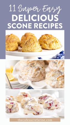 the best easy and delicious scone recipes to make for breakfast or brunch