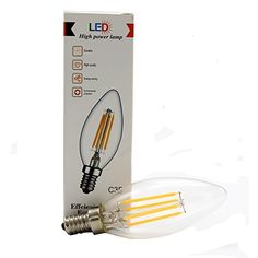 the light bulb is in its packaging box