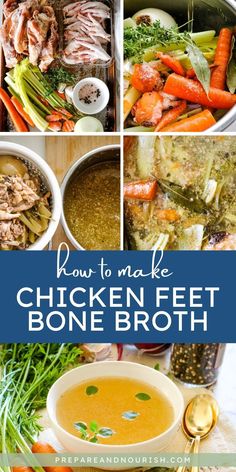 how to make chicken feet bone broth