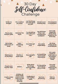 30 Days Challenge For Study, 30 Day Self Confidence Challenge, 30 Day Confidence Challenge, 30 Day Challenge Confidence, 30 Days Challenge Self Improvement, Confidence Challenge, 30-day Confidence Challenge Printable, 15 Day Confidence Challenge Pdf, Instant Download Confidence Challenge