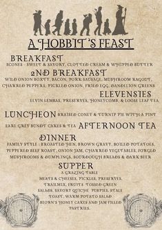 a menu for a restaurant with an image of people in silhouettes on the back